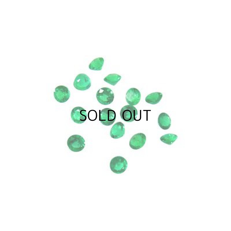 画像1: エメラルド ダイヤカット 1.75mm (1)