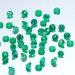 画像1: エメラルド ダイヤカット 1.75mm (1)