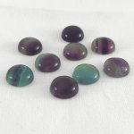 画像2: フルオライト ラウンドカボ 12mm (2)