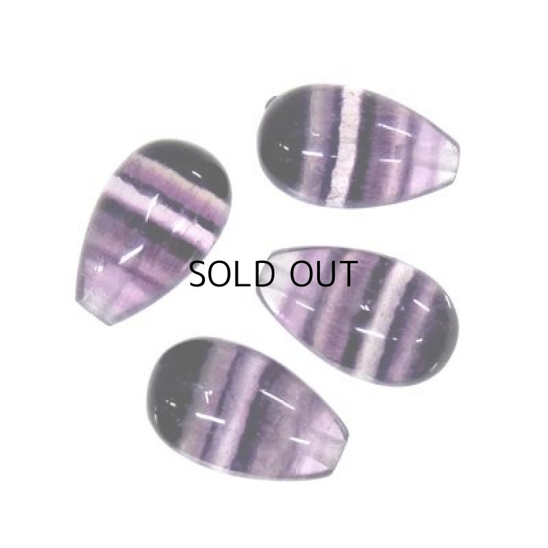 画像1: フルオライト ドロップ(片穴) 8x13mm (1)