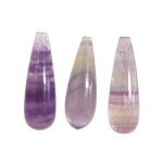 画像1: フルオライト ドロップ(片穴) 8x25mm (1)