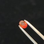 画像1: ファイアオパール オーバルカット 4.2x5.6mm (1)
