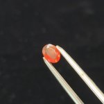 画像1: ファイアオパール オーバルカット 4.8x6.3mm (1)