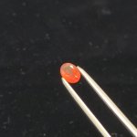 画像1: ファイアオパール オーバルカット 4.9x6.9mm (1)