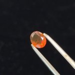 画像1: ファイアオパール オーバルカット 5.7x7.1mm (1)
