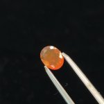 画像1: ファイアオパール オーバルカット 5.7x7.4mm (1)