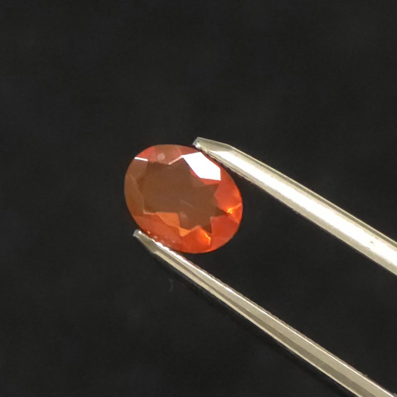 画像1: ファイアオパール オーバルカット 5.8x7.5mm (1)