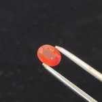 画像1: ファイアオパール オーバルカット 5.8x7.6mm (1)