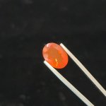 画像1: ファイアオパール オーバルカット 6.6x9.0mm (1)