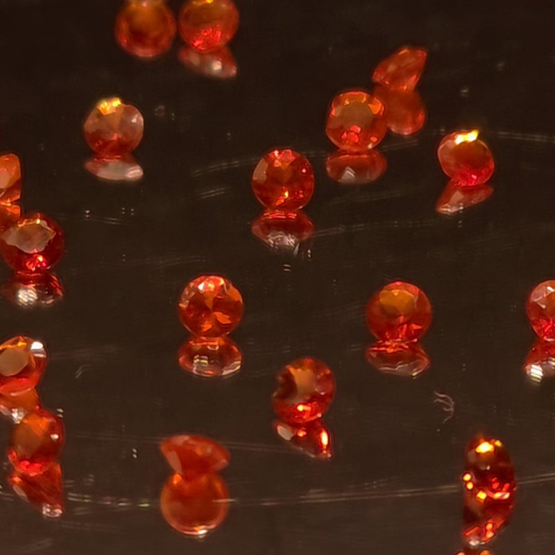 画像1: ファイアオパール(B級) ラウンドカット 2.5mm (1)