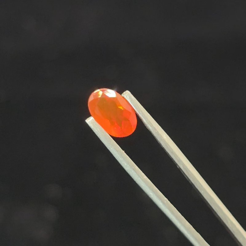 画像1: ファイアオパール オーバルカット 4x6mm (1)
