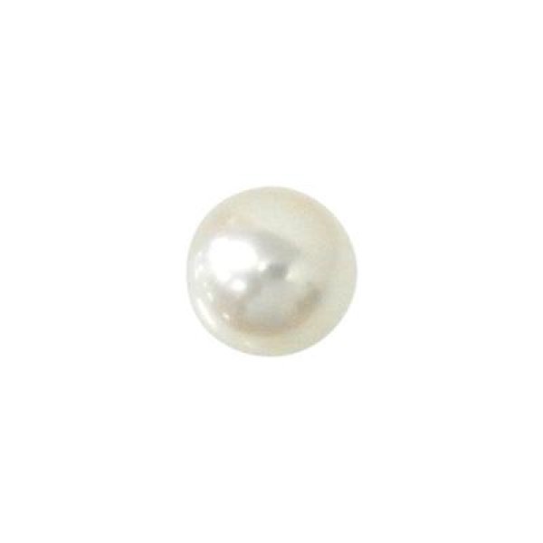 淡水パール ラウンド(片穴) 6.5-7mm - アサオ工芸オンライショップ