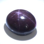 画像2: スターガーネット オーバルカボ 14.4x17.3mm (2)