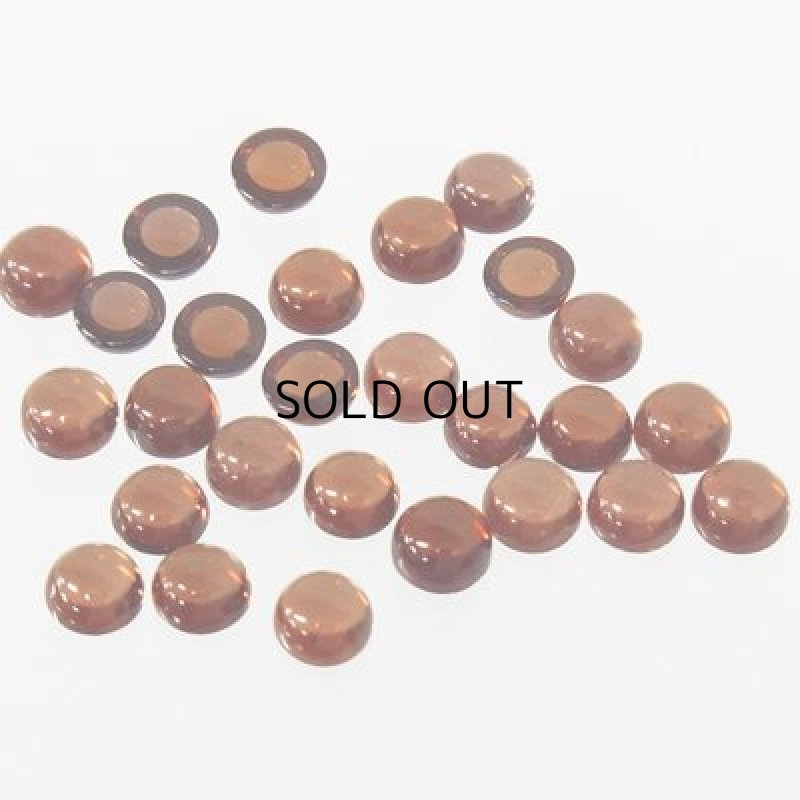 画像1: ガーネット ラウンドカボ 4mm (1)