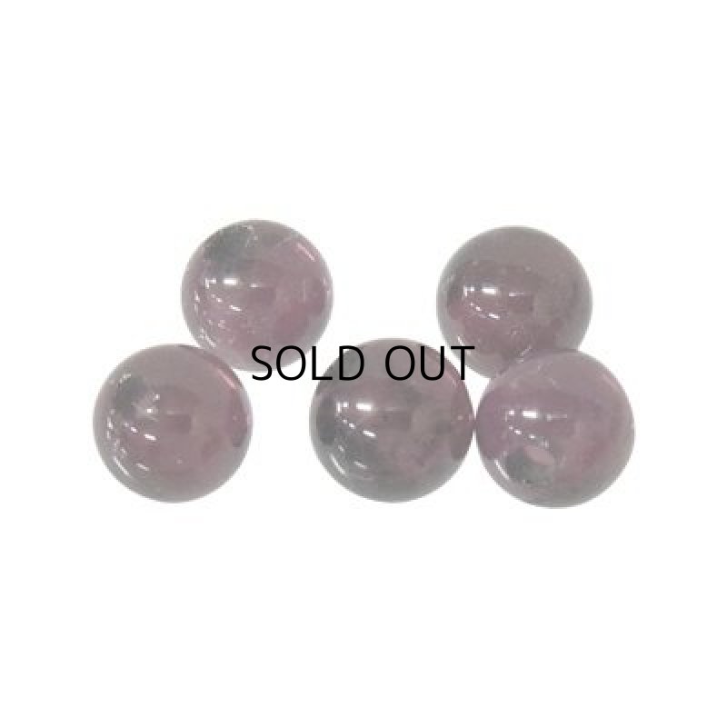 画像3: ガーネット 丸玉(片穴) 5-5.5mm (3)