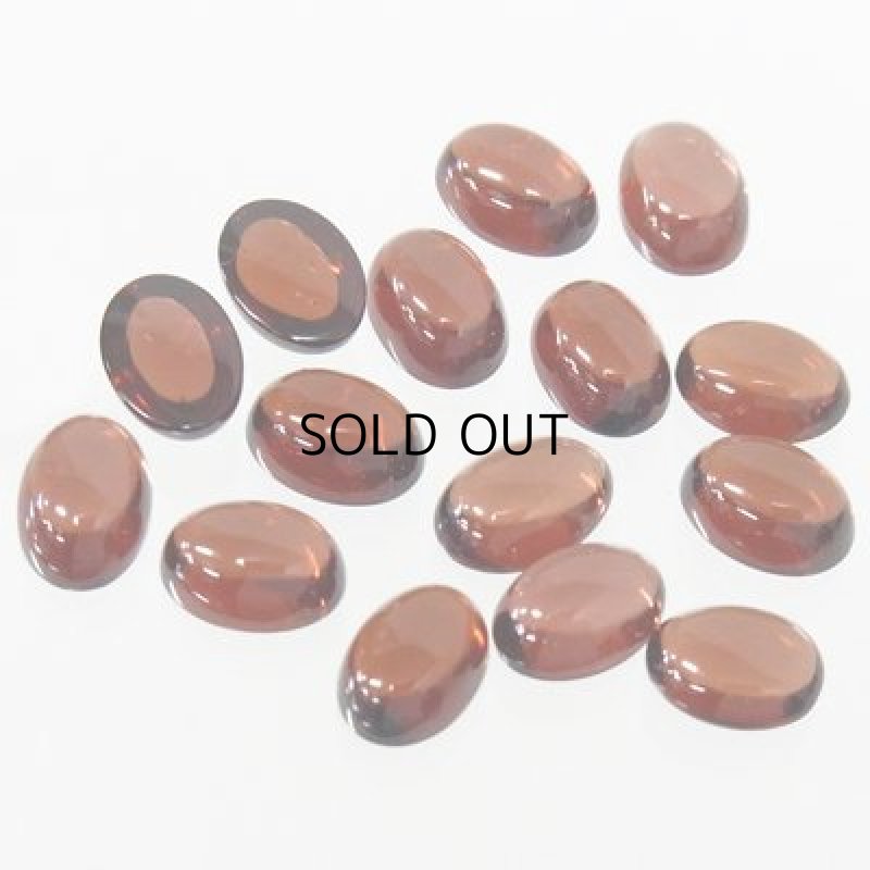 画像1: ガーネット オーバルカボ 5x7mm (1)