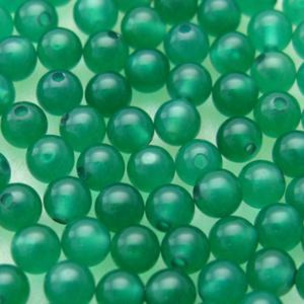 グリーンアゲート 丸玉(片穴) 4-4.5mm - アサオ工芸オンライショップ