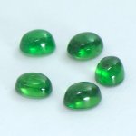 画像2: グリーンガーネット オーバルカボ 3x4mm (2)