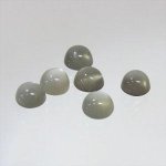 画像2: グレームーンストーン ラウンドカボ 6mm (2)