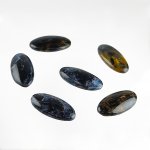 画像2: ホークスアイ オーバルカボ 10x20mm (2)