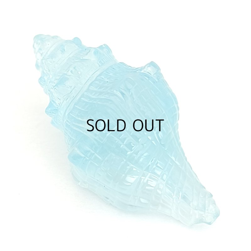 画像3: アクアマリン(アカソ) カービング(貝) 24x46mm (3)