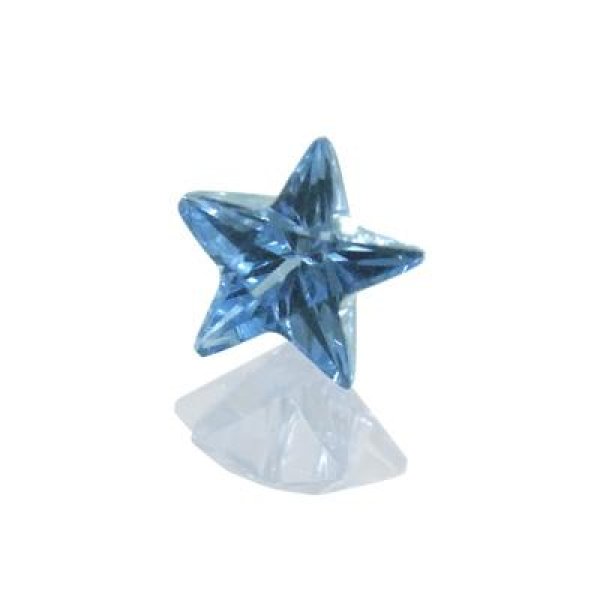 合成スピネル(アクア) スターカット 6mm - アサオ工芸オンライショップ