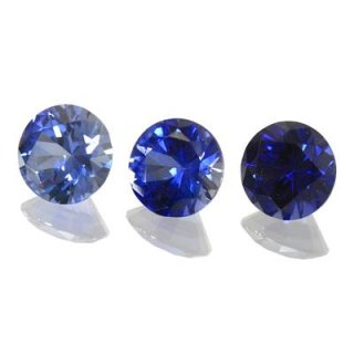 合成サファイア オーバルカット 10x14mm - アサオ工芸オンライショップ