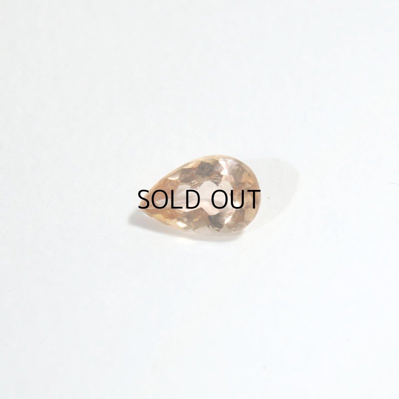 画像1: インペリアルトパーズ ペアシェイプカット 5.2x7.9mm (1)