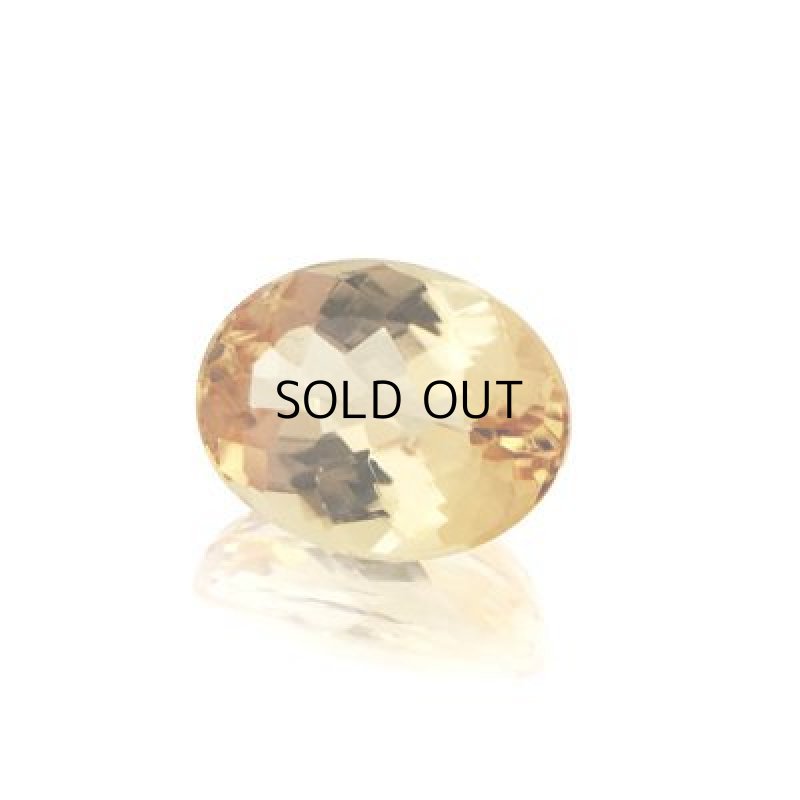 画像1: インペリアルトパーズ オーバルカット 5.9x7.8mm (1)