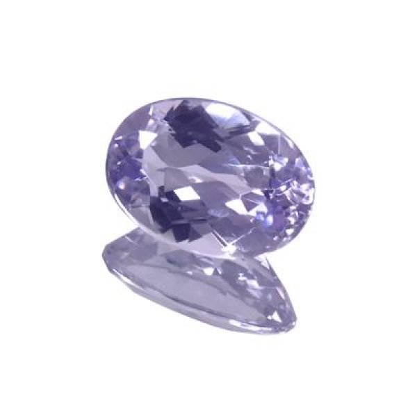 パープルゾイサイト オーバルカット 7.7x11.0mm - アサオ工芸