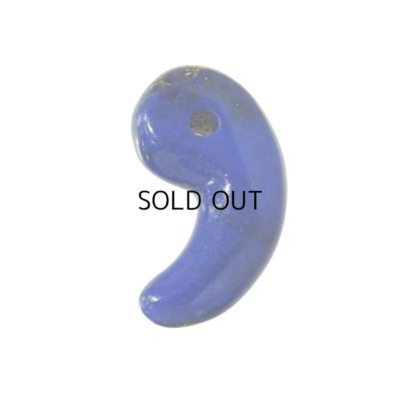 画像1: ラピスラズリ 勾玉 23-25mm (1)