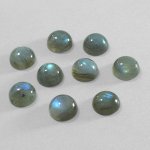 画像1: ラブラドライト ラウンドカボ 10mm (1)
