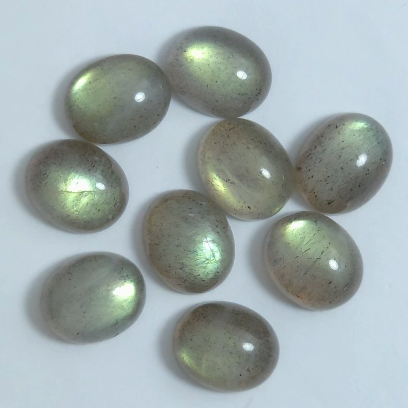 画像1: ラブラドライト オーバルカボ 10x12mm (1)