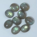 画像1: ラブラドライト オーバルカボ 10x12mm (1)