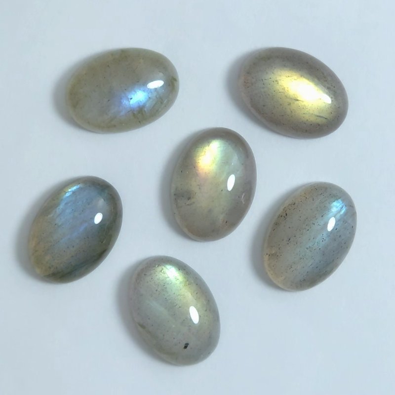 画像1: ラブラドライト オーバルカボ 10x14mm (1)