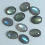 画像1: ラブラドライト オーバルカボ 12x16mm (1)