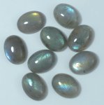 画像1: ラブラドライト オーバルカボ 12x16mm (1)