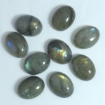 画像1: ラブラドライト(B級) オーバルカボ 12x16mm (1)