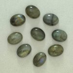 画像1: ラブラドライト(B) オーバルカボ 12x16mm (1)
