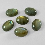 画像1: ラブラドライト オーバルカボ 13x18mm (1)