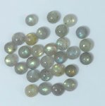 画像1: ラブラドライト ラウンドカボ 4mm (1)