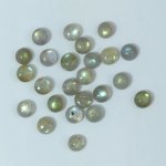 画像1: ラブラドライト ラウンドカボ 5mm (1)