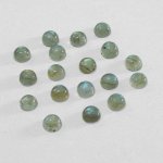 画像1: ラブラドライト ラウンドカボ 5mm (1)