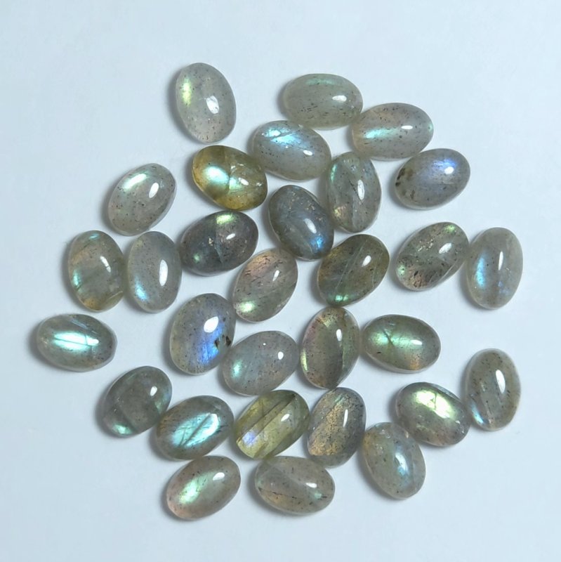 画像1: ラブラドライト オーバルカボ 5x7mm (1)