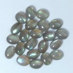 画像1: ラブラドライト オーバルカボ 6x8mm (1)