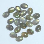 画像1: ラブラドライト オーバルカボ 6x8mm (1)