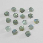 画像1: ラブラドライト ラウンドカボ 7mm (1)
