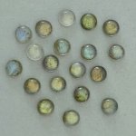 画像2: ラブラドライト ラウンドカボ 7mm (2)