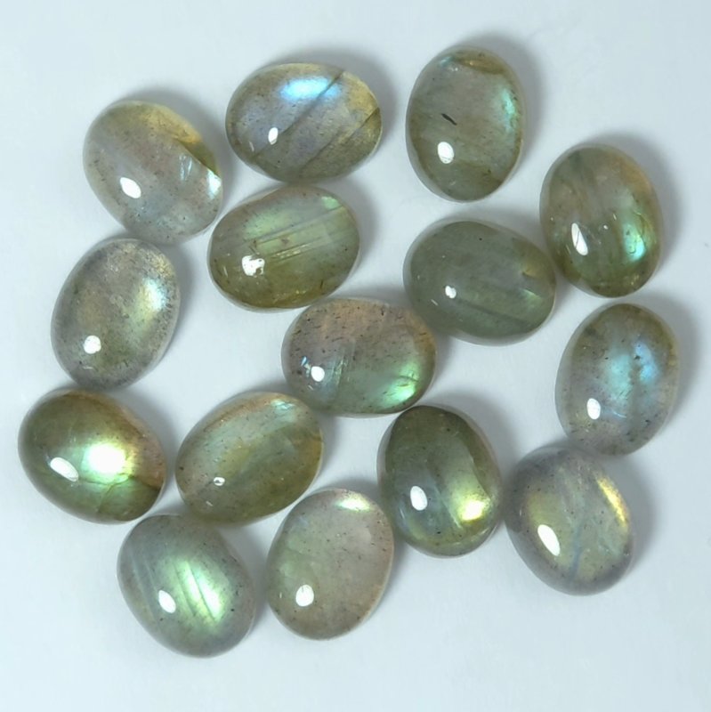 画像1: ラブラドライト オーバルカボ 7x9mm (1)