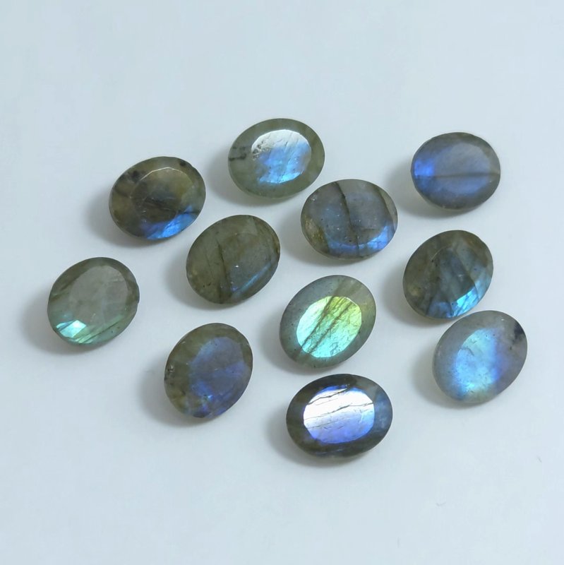 画像1: ラブラドライト オーバルカット 8x10mm (1)